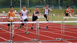 under 17 boys 100m hurdles