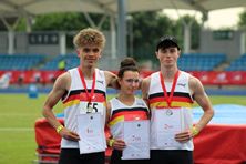 Calvin Smith, Evie Patrick and Conrad Winter
